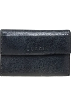 Gucci Leather French Trifold Wallet