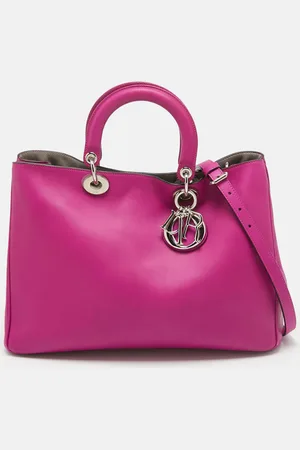 Dior Fuchsia Leather Large issimo Shopper Tote