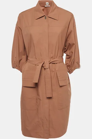 Hermès Hermès Light Cotton Belted Short Dress S