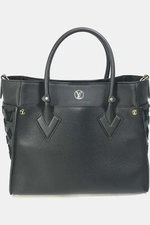 LOUIS VUITTON Monogram Leather Tuffetage On My Side MM Tote Bag