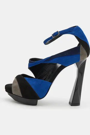 Pierre Hardy Suede Ankle Strap Sandals Size 36