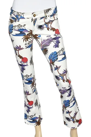 Gucci Off - Tropical Printed Cotton Pants S