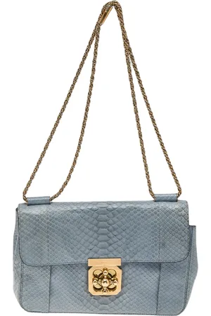 Chloé Python Medium Elsie Shoulder Bag