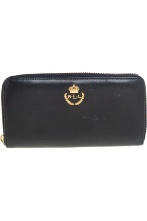 Ralph Lauren Leather Zip Around Wallet