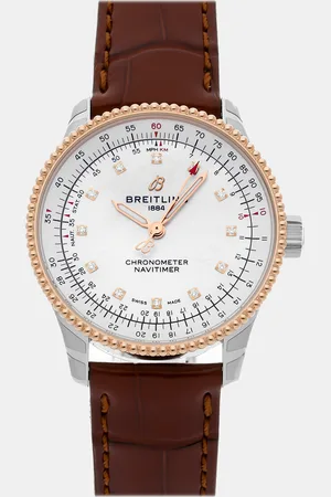 Breitling Mother of Pearl Stainless Steel Navitimer U17395211A1P2 Automatic Women