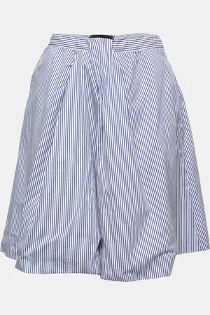 Dsquared2 Striped Cotton Pleated Skirt M
