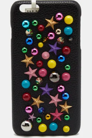 Dolce & Gabbana Leather Embellished iPhone 6 Plus Cover