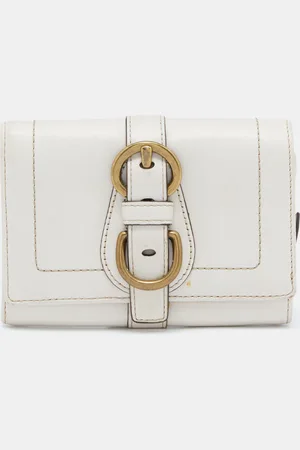 Coach Off Leather Compact Wallet