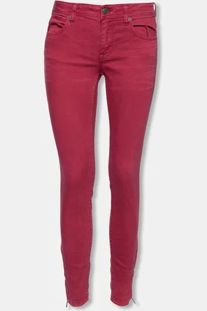 Burberry Cotton Skinny Mid Rise Jeans S