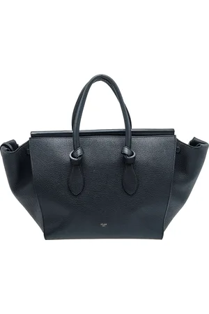 Céline Leather Small Tie Tote