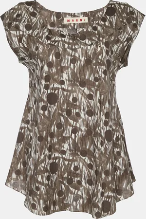 Marni Printed Cotton Sleeveless Top M