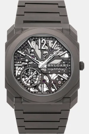 Bvlgari Skeleton Titanium Octo Finissimo Manual Winding 103610 Men