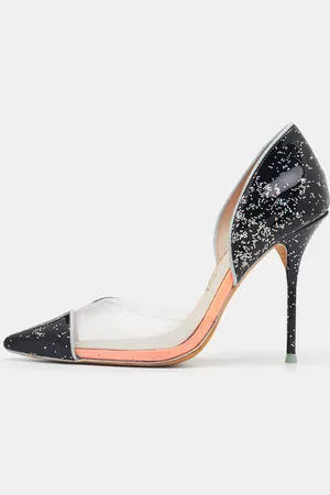 SOPHIA WEBSTER Patent Leather And PVC Jessica Pumps Size 36