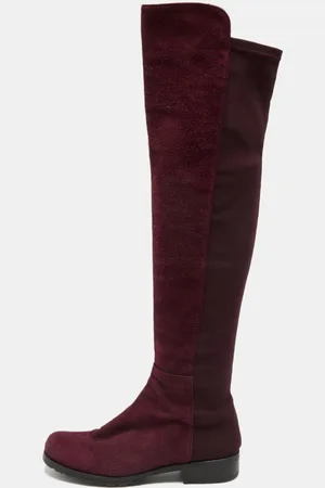 Stuart Weitzman Suede Knee Length Boots Size 34.5