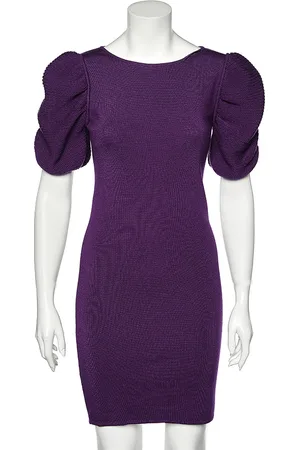 Fendi Wool Puff Sleeve Dress S