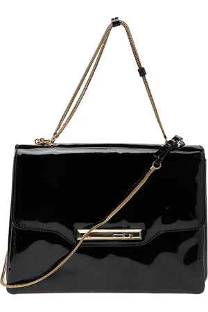 VALENTINO Patent Leather Shoulder Bag