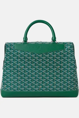 GOYARD Leather and Signature Canvas Cisaplin Document Case