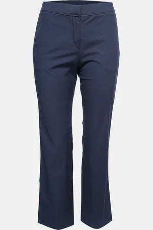 VALENTINO Cotton Straight Leg Ankle Length Pants S
