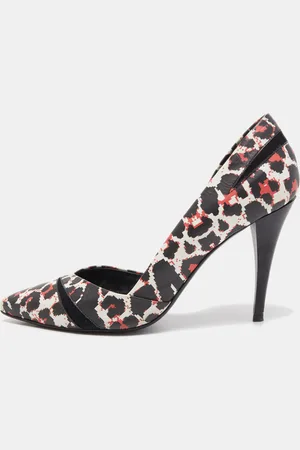 Alexander McQueen Tricolor Pixel Print Leather Lex D