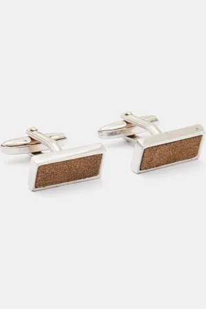 HUGO BOSS Hugo Boss Suede Tone Cufflinks