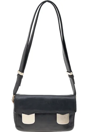 VALENTINO Leather Flap Shoulder Bag