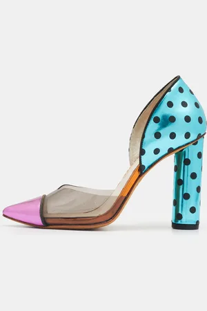 SOPHIA WEBSTER Leather And PVC Jessica Pumps Size 36