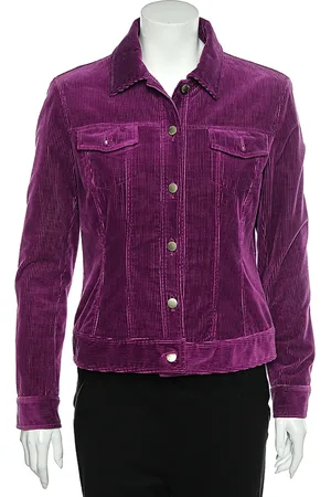 Emilio Pucci Corduroy Button Front Jacket M