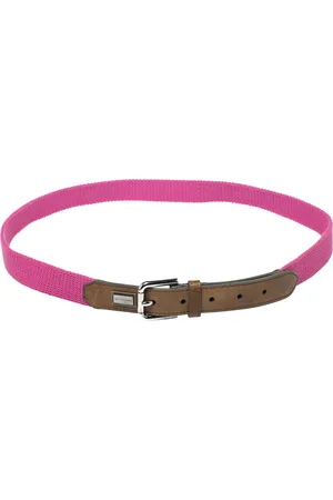 Dolce & Gabbana /Brown Canvas and Leather Belt 115 CM