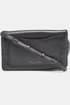 Marc Jacobs Leather Recruit Wallet on Strap