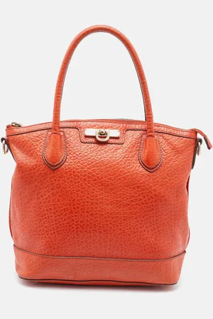 DKNY Leather Top Zip Tote