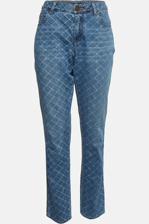 CHANEL Washed Denim Jeans M Waist 31"