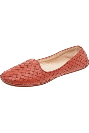 Bottega Veneta Intrecciato Leather Smoking Slippers Size 37