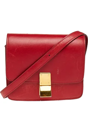 Céline Leather Small Classic Box Flap Bag