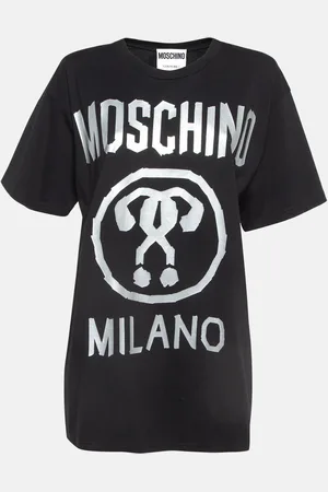 Moschino Double Question Mark Print Cotton T-shirt M