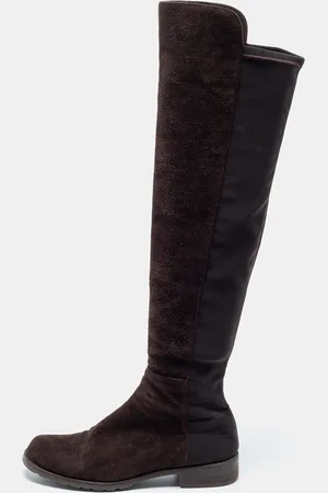 Stuart Weitzman Suede Knee Length Boots Size 34.5