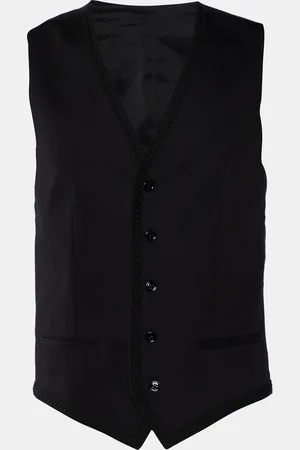 Dolce & Gabbana Cotton Trim Detail Vest M