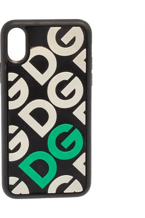 Dolce & Gabbana /White Rubber DG Logo iPhone X Case