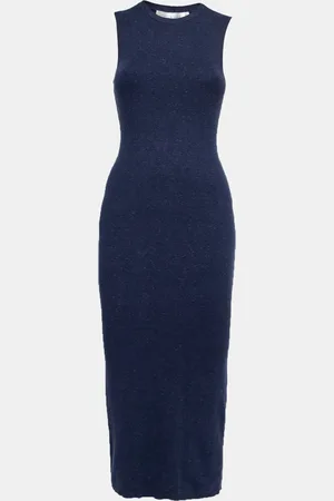 Victoria Beckham Knit Ribbed Sleeveless Maxi Dress XS