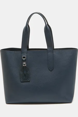 LOUIS VUITTON Marine Taurillon Leather Cabas Voyage Bag
