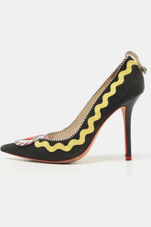 SOPHIA WEBSTER Suede Pumps Size 39.5