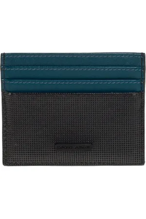 Emporio Armani /Black Leather Card Holder