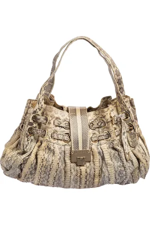 Jimmy Choo /White Water Snake Ramona Shoulder Bag