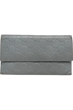 Gucci Ssima Leather Continental Wallet