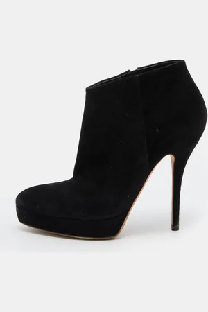 Gucci Suede Ankle Length Platform Boots Size 37