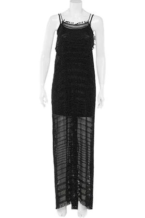 Missoni Lurex Crochet Knit Maxi Dress M