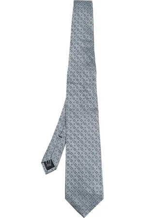 Gucci Metallic Micro Motif Jacquard Silk Tie