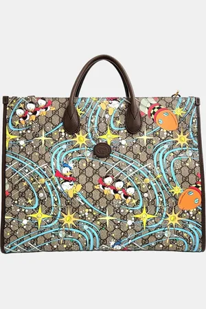 Gucci Multicolour Canvas Tote Bag