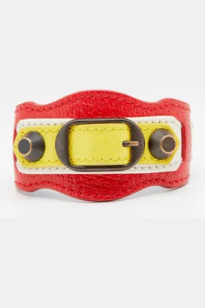 Balenciaga Leather Arena Classic Bracelet