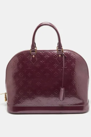 LOUIS VUITTON Violette Monogram Vernis Alma GM Bag