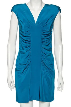 Elie saab Silk Ruched Detail Short Dress M